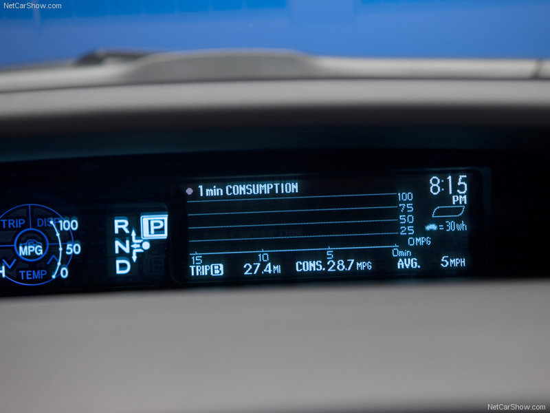 Illustration for article titled New Prius Hybrid Dashboard Photos